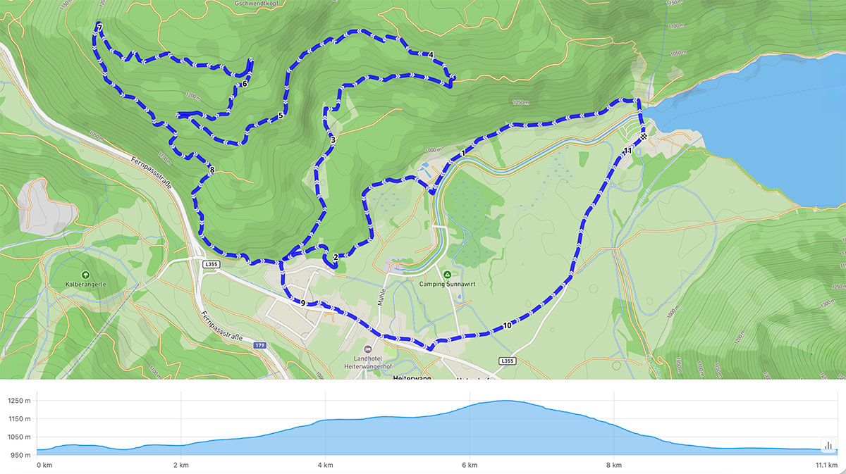Radstrecke Zugspitz Arena Gravel Triathlon